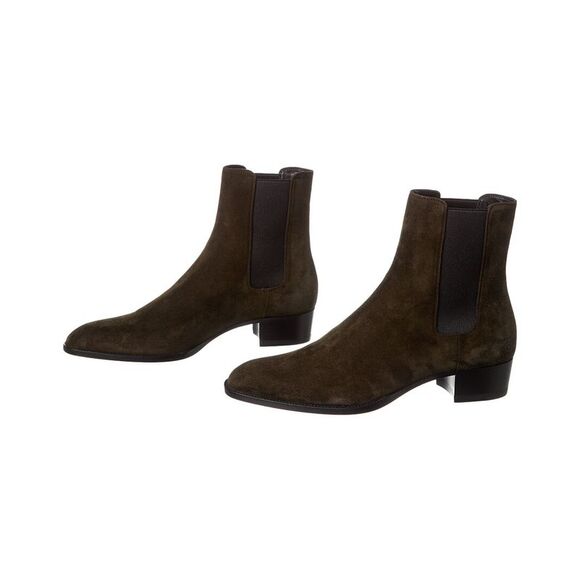 Saint Laurent Wyatt 40 Suede Chelsea Boot (Authentic Pre-Loved) - Picture 2 of 5